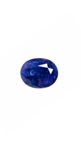 3.8 carats Kashmir Blue Sapphire Rare Oval cut From Pakistan